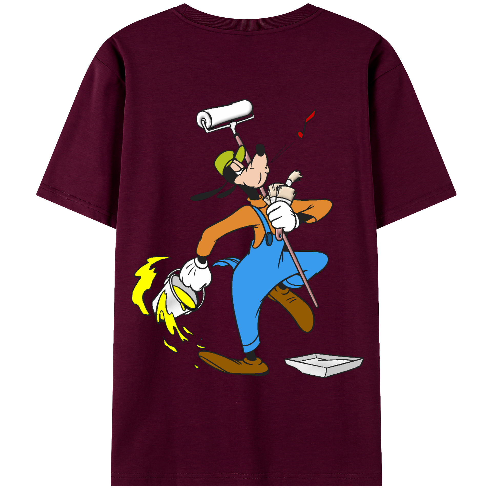 （画像用） ミッキーマウス Mickey Mouse レディース半袖Tシャツ(バックプリント)